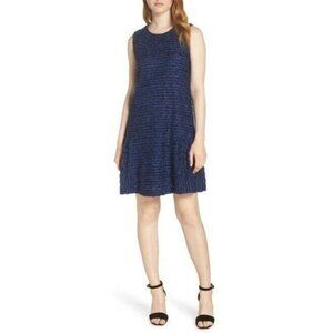 Chelsea28 Sleeveless Sparkle Ruffle Hem Dress